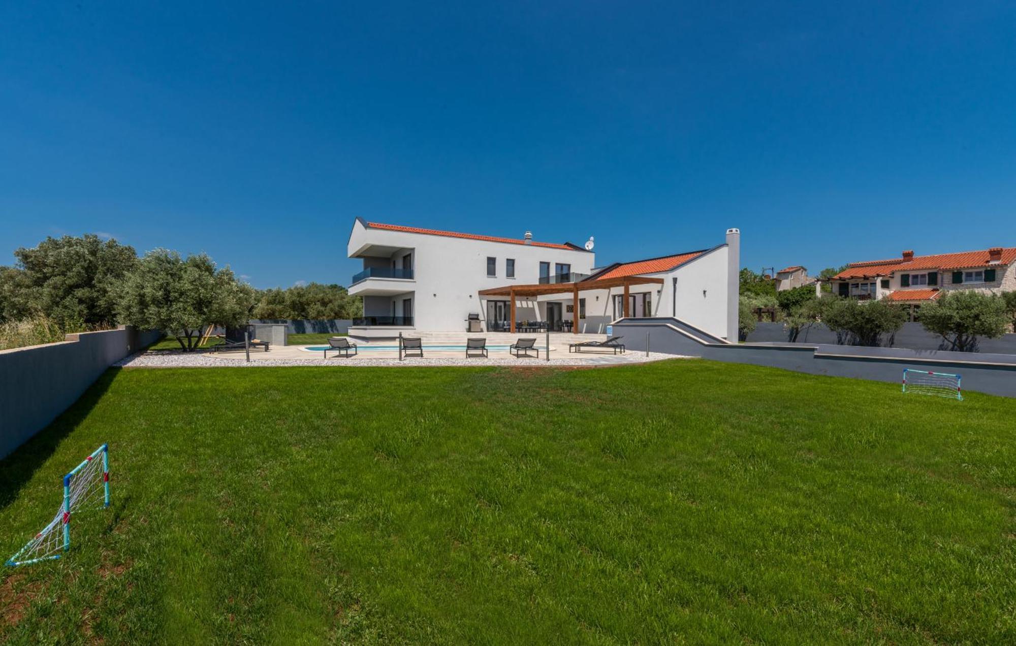 Villa Posidonia Near Pula With Sea View And Surrounded By Olive Trees Krnica Exteriér fotografie