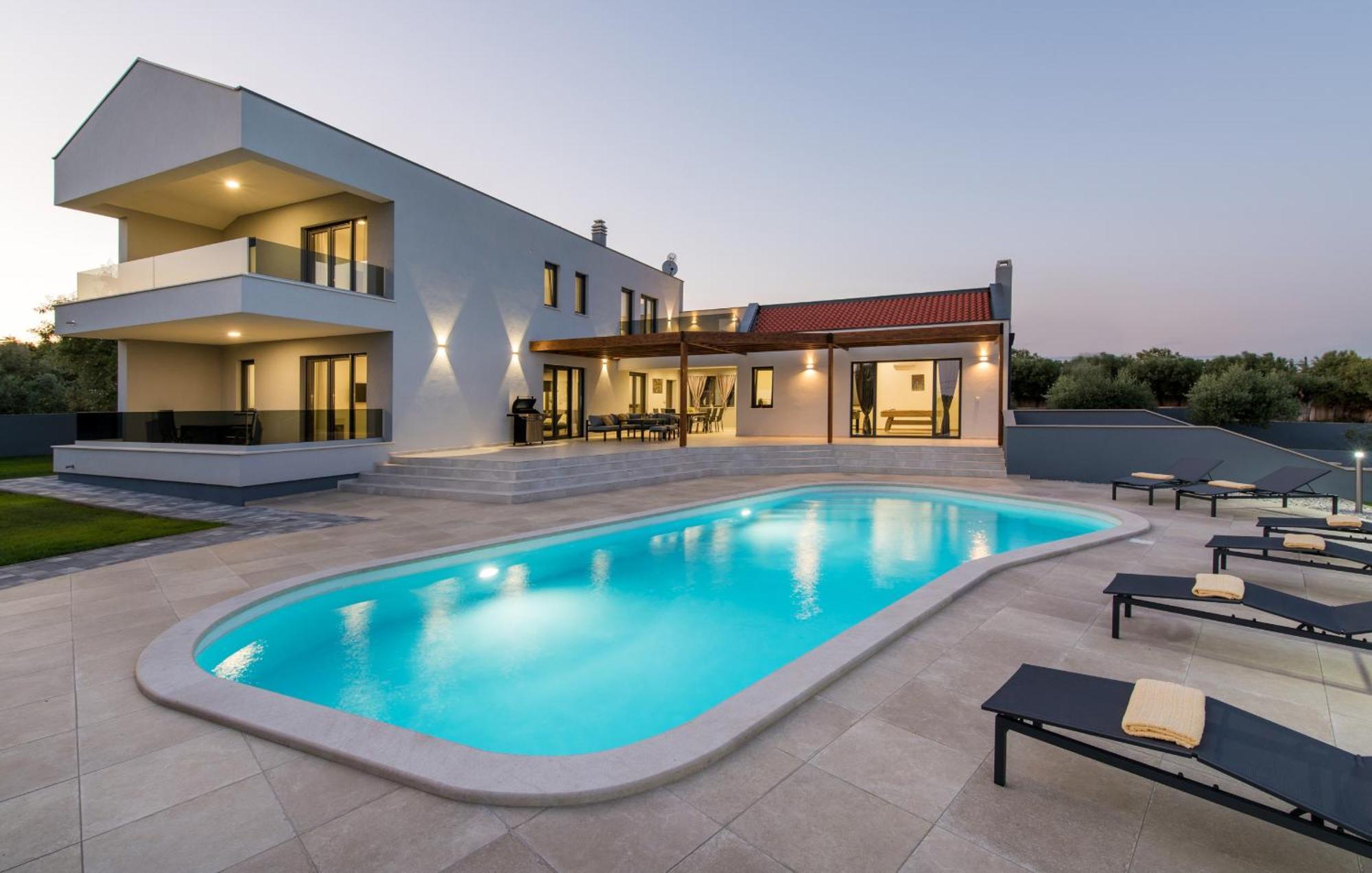 Villa Posidonia Near Pula With Sea View And Surrounded By Olive Trees Krnica Exteriér fotografie